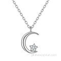 Atacado Preço Sterling Silver Moon Pingente